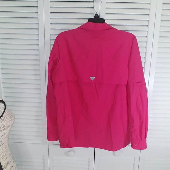Columbia pink shirt size M - Picture 3 of 5